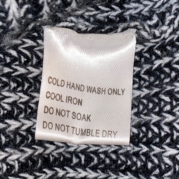 Rumor Oversized Gray Cowl Neck Sweater Zip Elbow Tunic Top Long Sleeve M - Picture 11 of 16